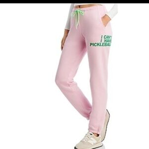 NWT The Rally Club Unisex Royal Pickleball Pink Sweatpants